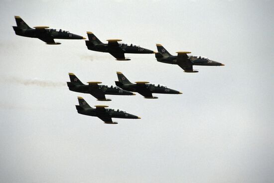 Air show at Russian Air Force's Kubinka Air base