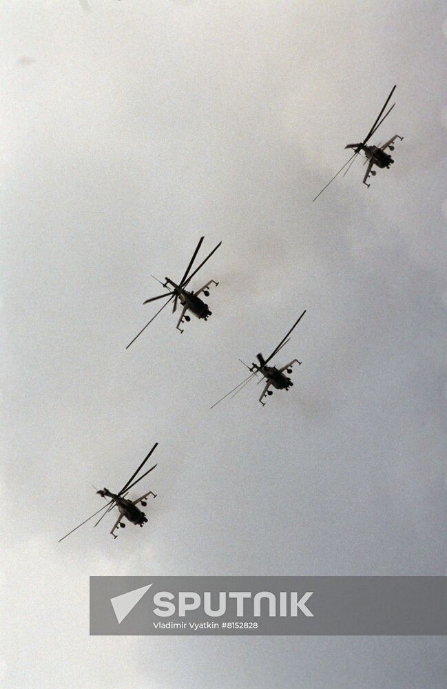 Air show at Russian Air Force Kubinka air base