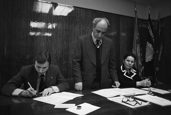 Registration of candidates for deputies of the Supreme Soviet of the USSR