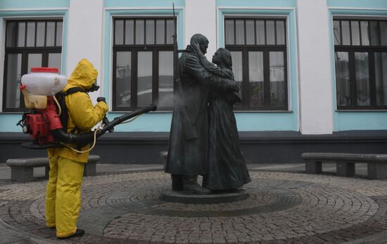 Russia Coronavirus Disinfection