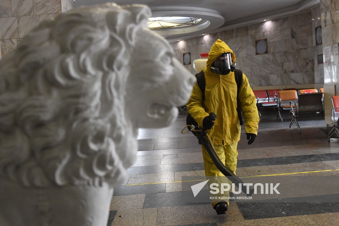 Russia Coronavirus Disinfection