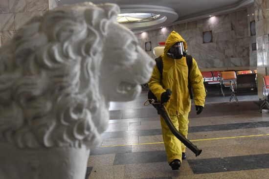 Russia Coronavirus Disinfection