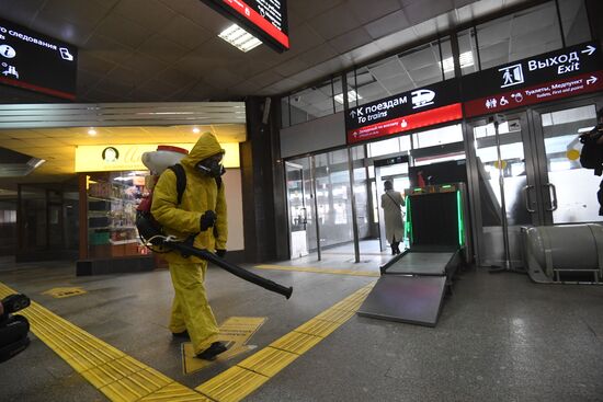 Russia Coronavirus Disinfection