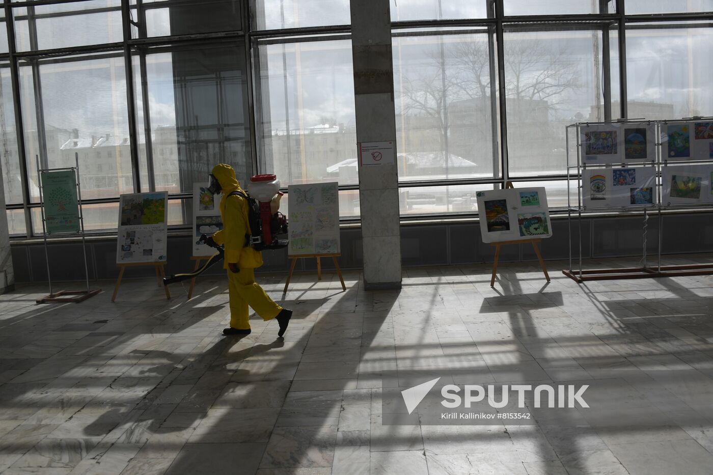 Russia Coronavirus Disinfection