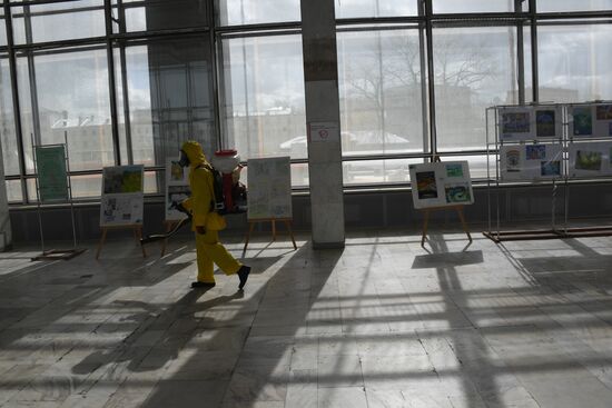Russia Coronavirus Disinfection