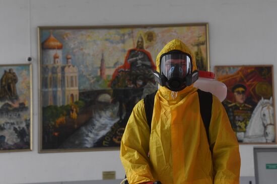 Russia Coronavirus Disinfection