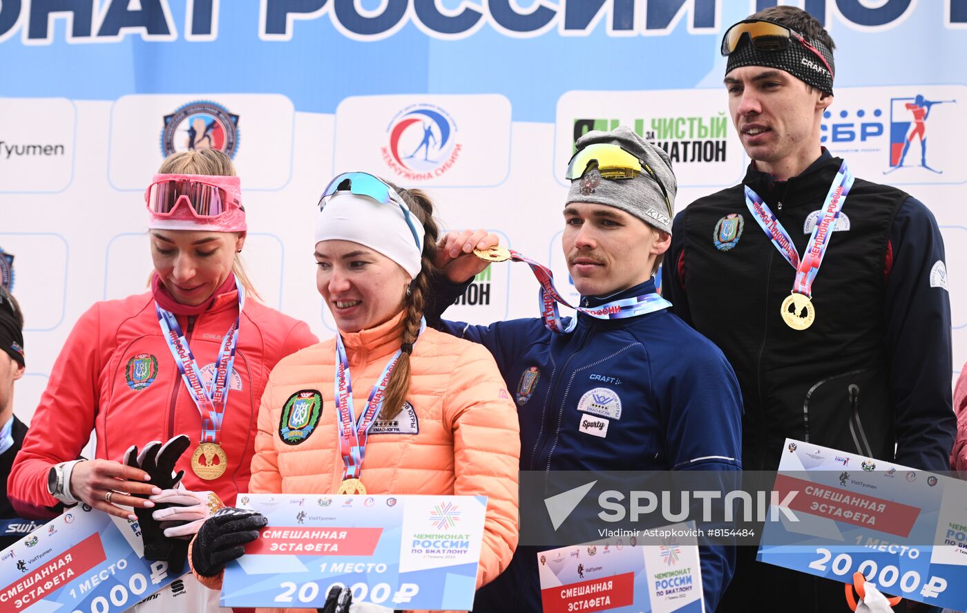 Russia Biathlon Championship Mixed