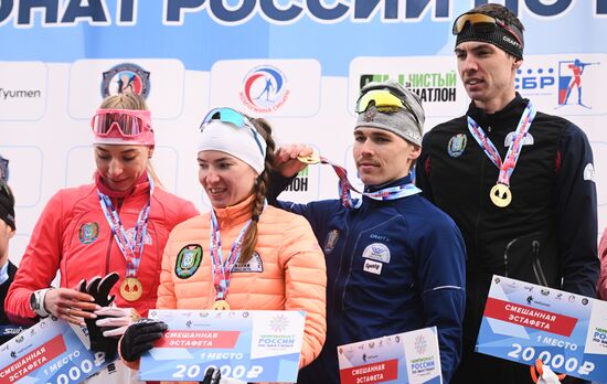 Russia Biathlon Championship Mixed