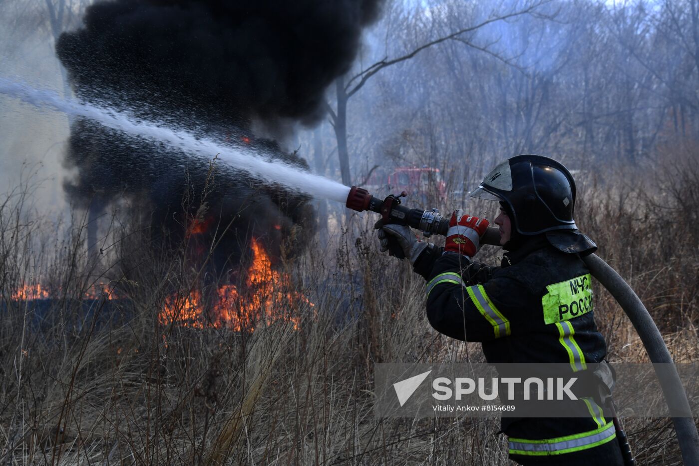 Russia Fire-Fighting Exercises