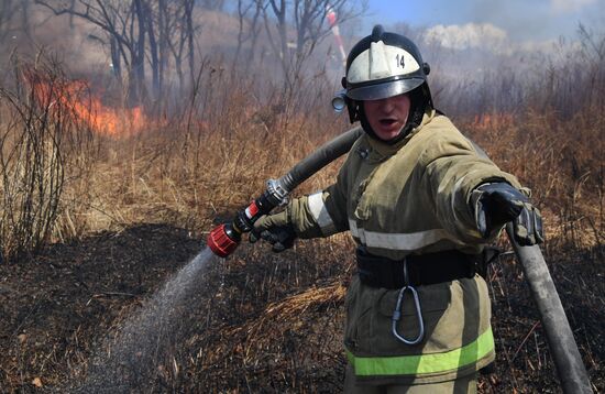 Russia Fire-Fighting Exercises
