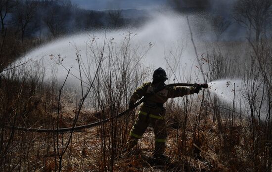 Russia Fire-Fighting Exercises