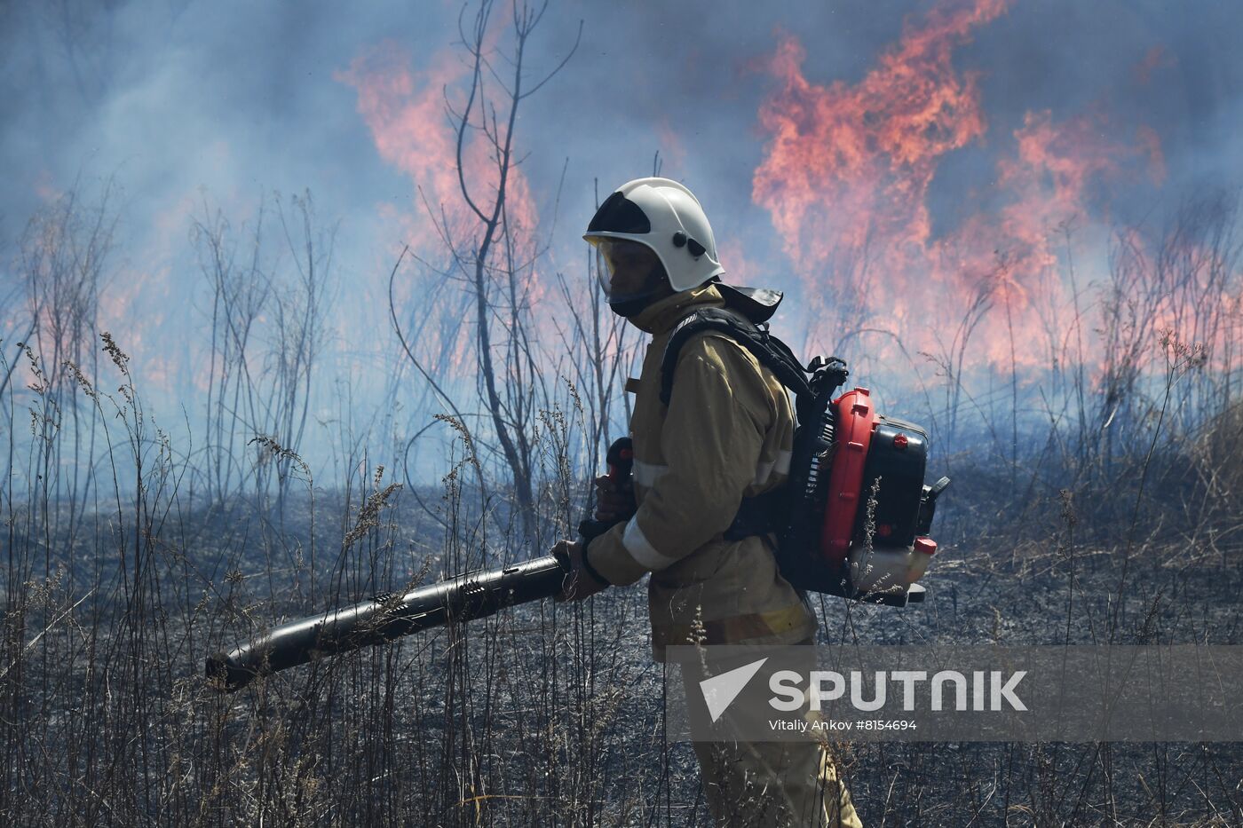 Russia Fire-Fighting Exercises