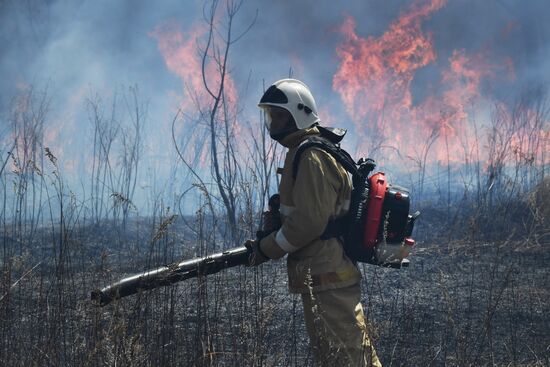 Russia Fire-Fighting Exercises