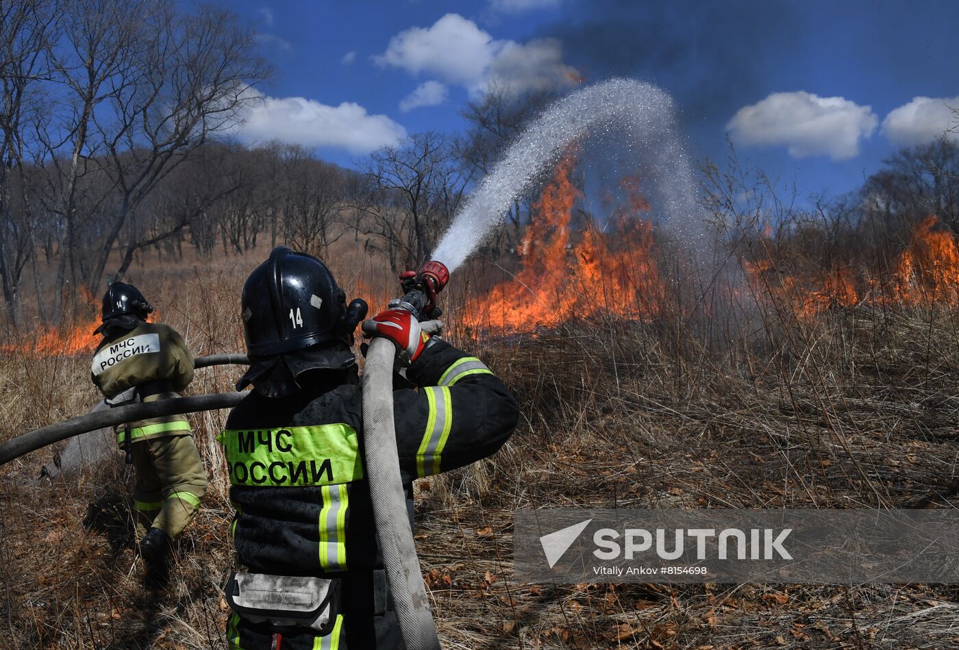 Russia Fire-Fighting Exercises