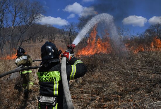 Russia Fire-Fighting Exercises