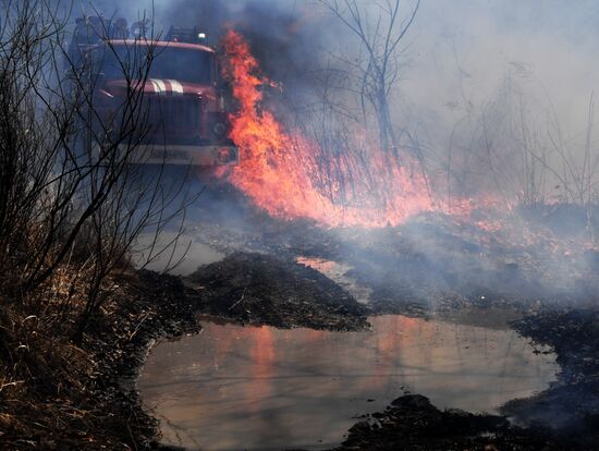 Russia Fire-Fighting Exercises