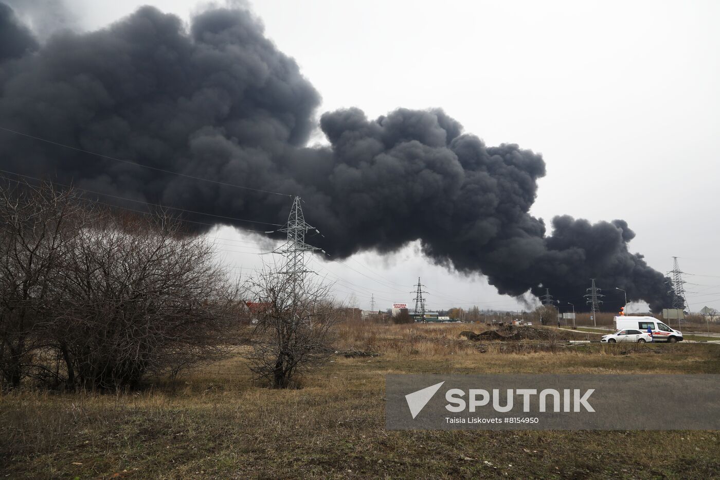 Russia Oil Depot Fire