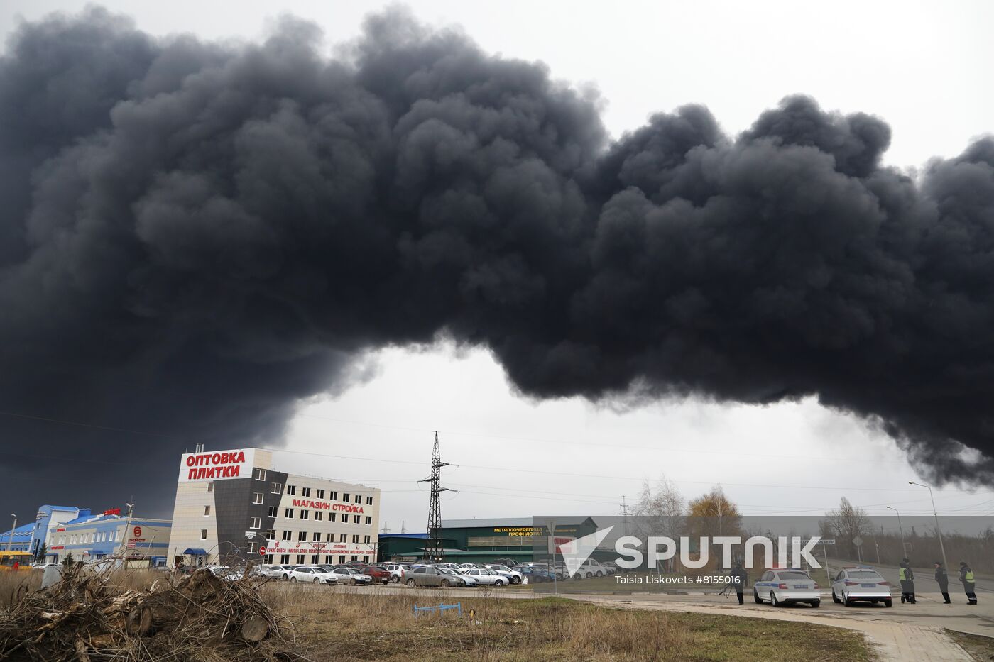 Russia Oil Depot Fire