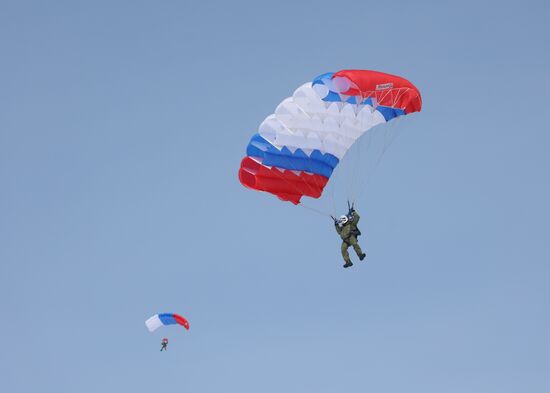 Russia Military Support Rallies