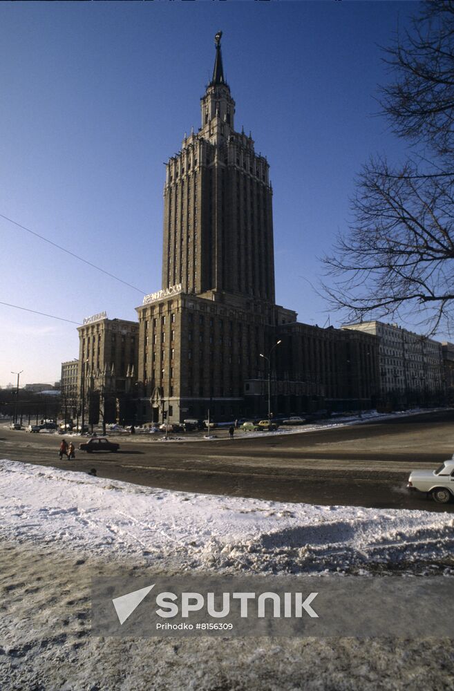 Leningradskaya Hotel in Moscow