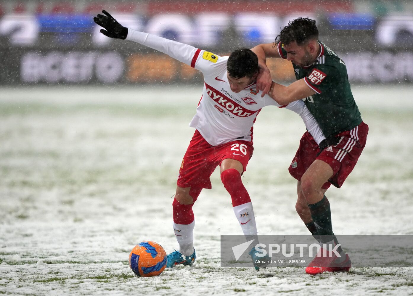 Russia Soccer Premier League Lokomotiv - Spartak