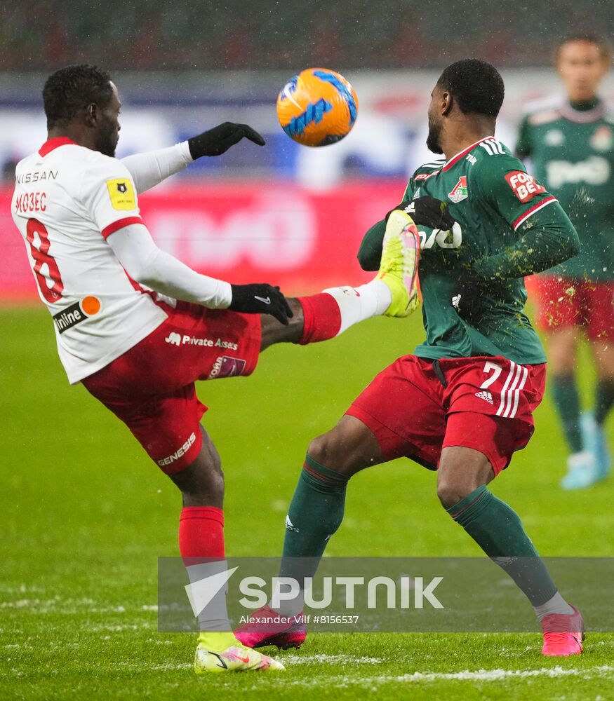 Russia Soccer Premier League Lokomotiv - Spartak