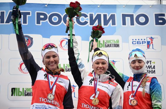 Russia Biathlon Championship Women