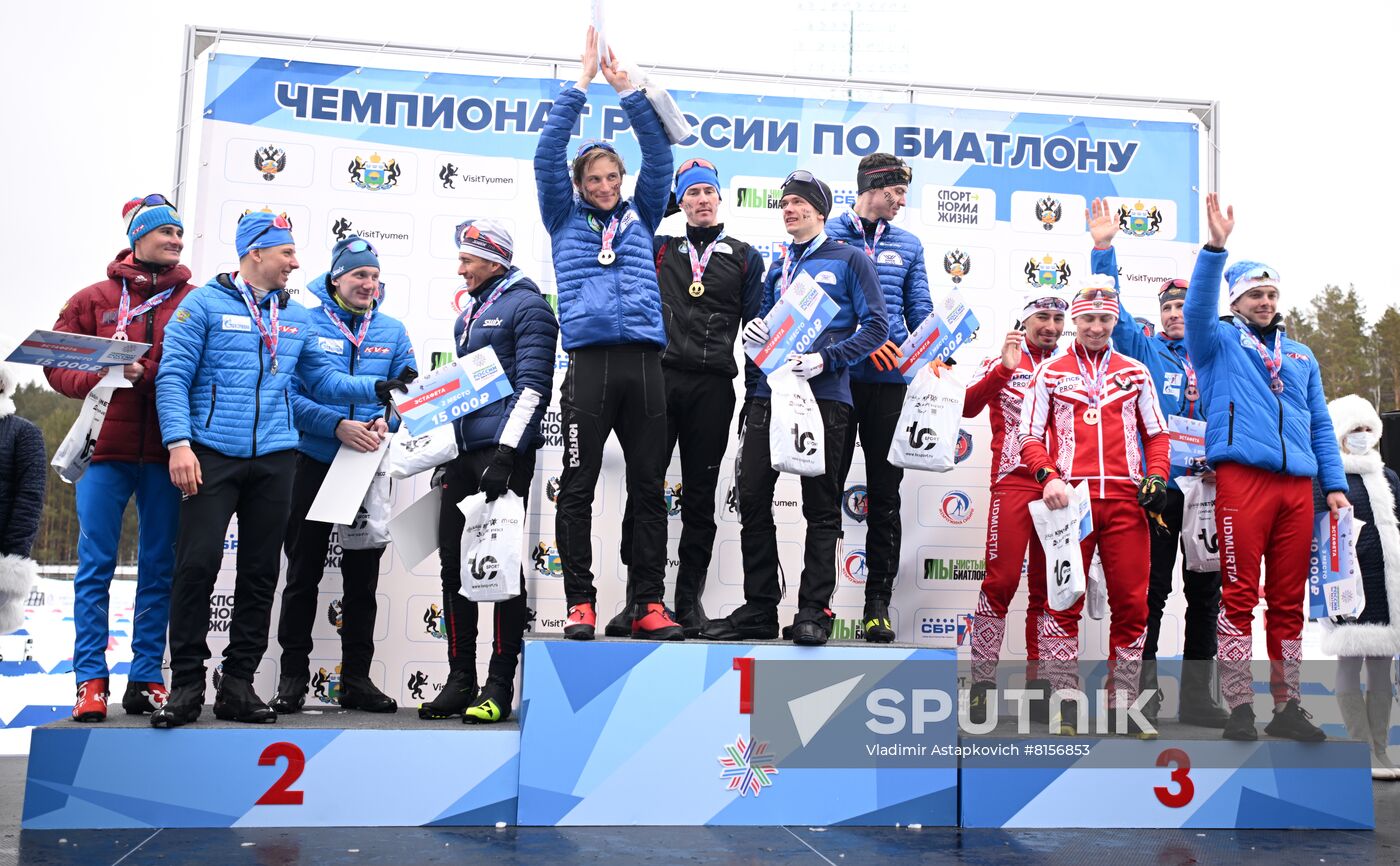 Russia Biathlon Championship Men