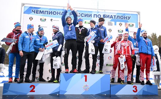 Russia Biathlon Championship Men