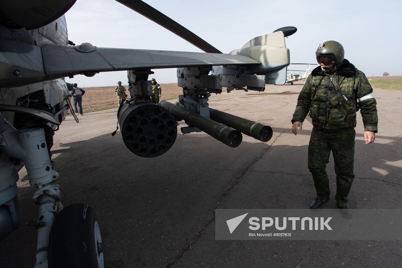 Ukraine Russia Military Operation Airfield