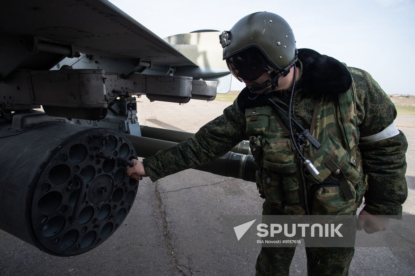 Ukraine Russia Military Operation Airfield