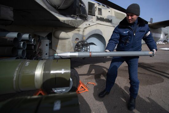 Ukraine Russia Military Operation Airfield