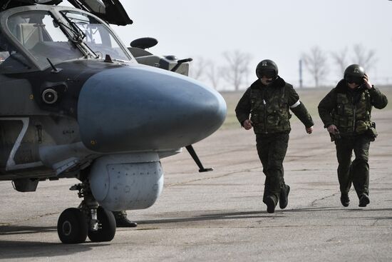 Ukraine Russia Military Operation Airfield