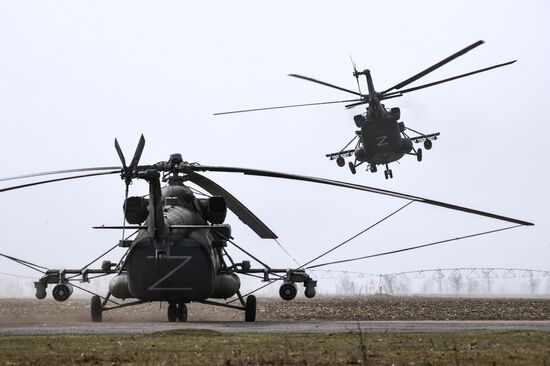 Ukraine Russia Military Operation Airfield
