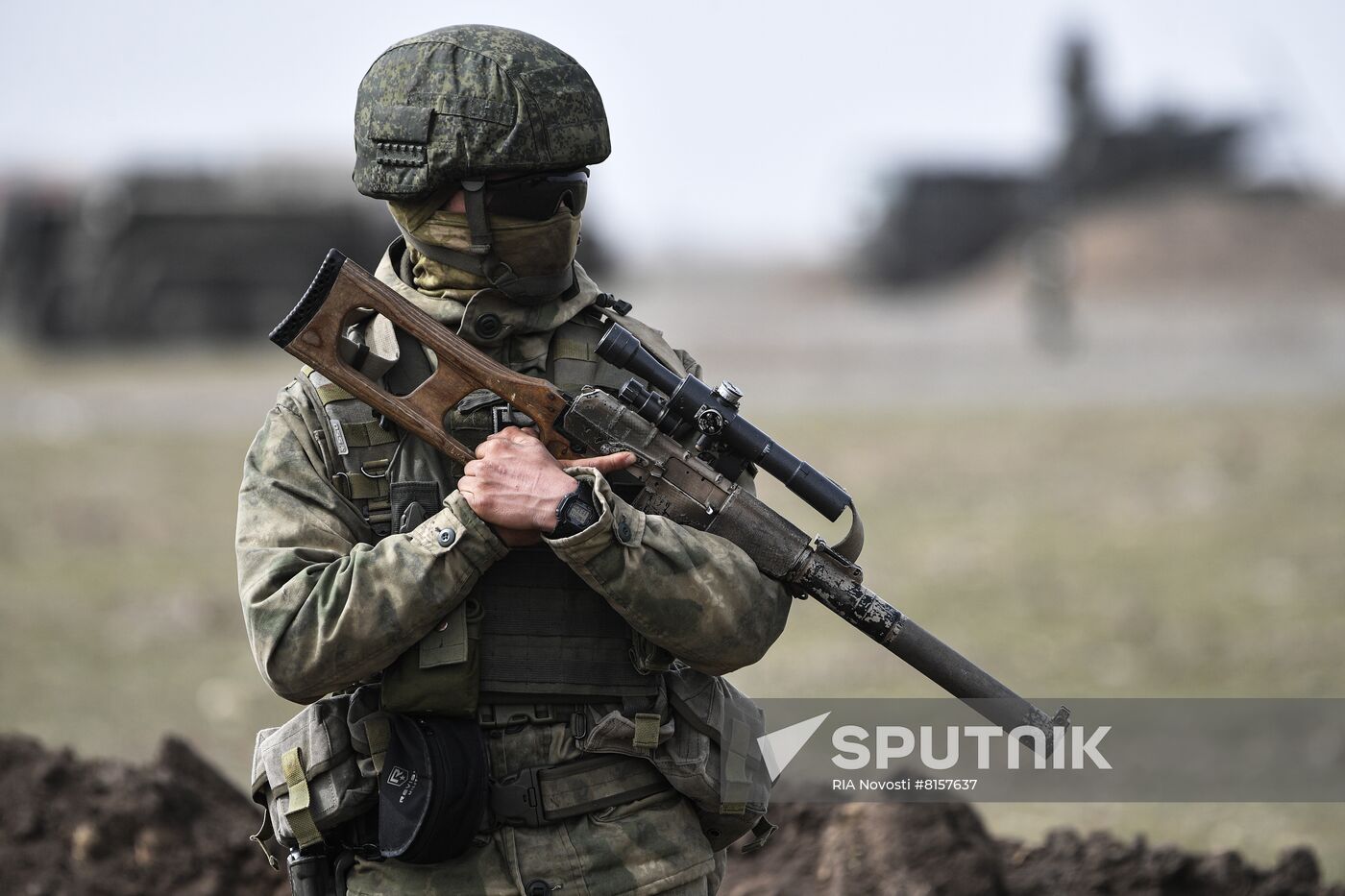 Ukraine Russia Military Operation Airfield