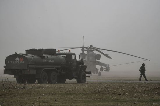 Ukraine Russia Military Operation Airfield