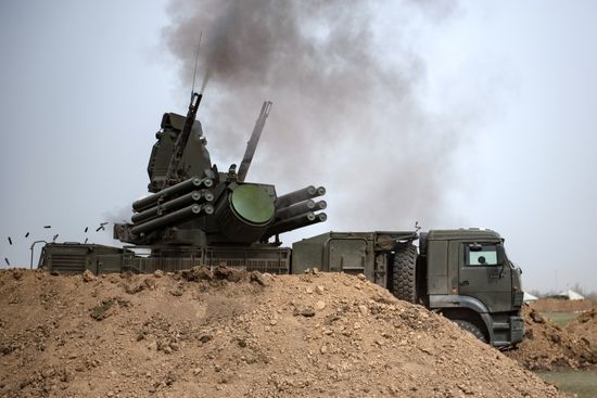 Ukraine Russia Military Operation Airfield