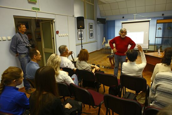 MIA Rossiya Segodnya photo correspondent Vladimir Vyatkin’s creative session