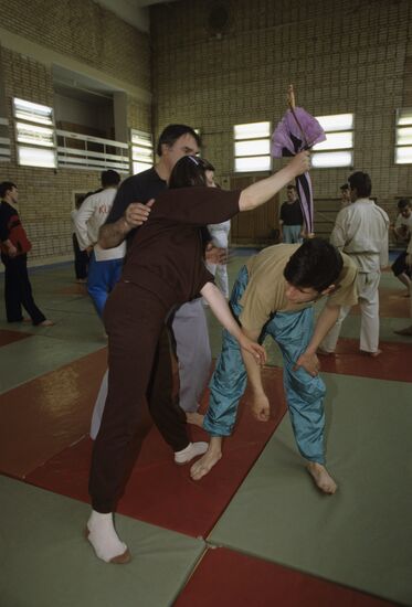 Self-defense school in Moscow
