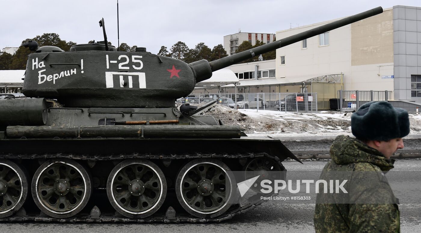 Russia WWII Victory Day Parade Rehearsal