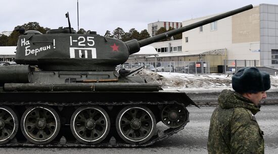 Russia WWII Victory Day Parade Rehearsal