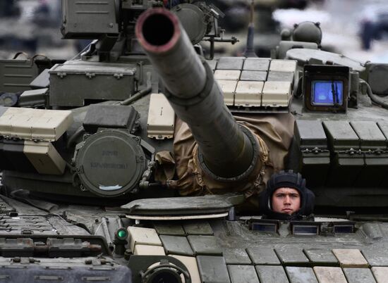 Russia WWII Victory Day Parade Rehearsal