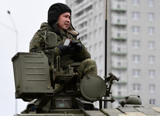 Russia WWII Victory Day Parade Rehearsal