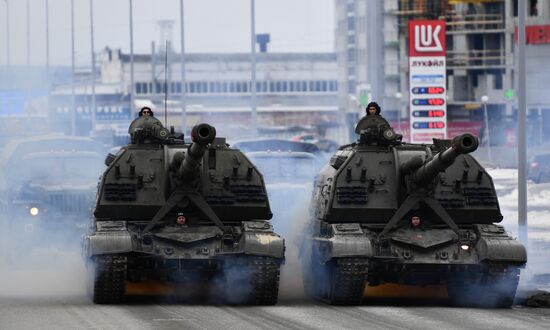 Russia WWII Victory Day Parade Rehearsal