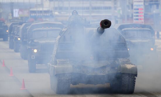 Russia WWII Victory Day Parade Rehearsal