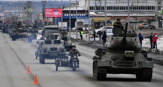 Russia WWII Victory Day Parade Rehearsal