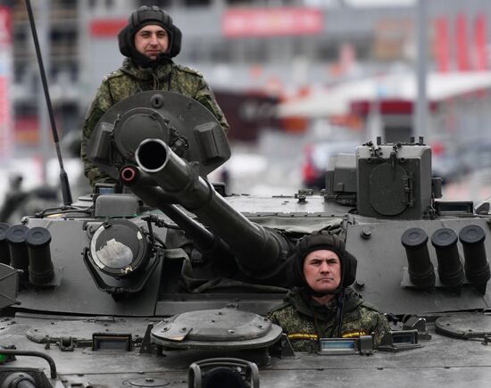 Russia WWII Victory Day Parade Rehearsal