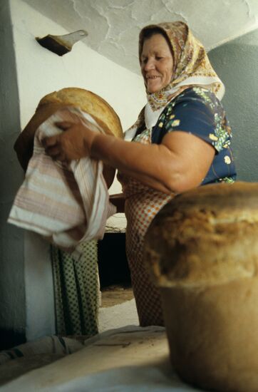Home-made bread