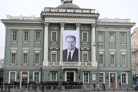 Russia Politician Zhirinovsky Death 