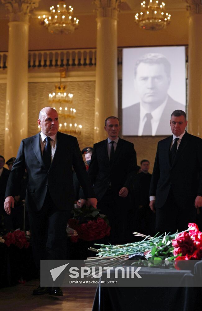 Russia Politican Zhirinovsky Death